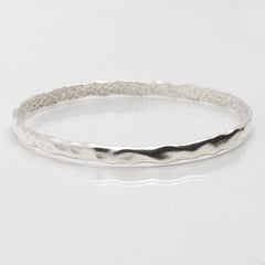 Martina Hamilton 6.5cm - Small Reflections | Sterling Silver Bangle