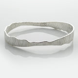 Martina Hamilton 6.5cm - Small Shell | Sterling Silver Bangle