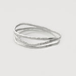 Martina Hamilton Reflections | Sterling Silver Three Strand Bangle