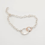 Martina Hamilton Shell | Sterling Silver and Solid Gold Bracelet