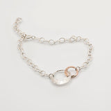 Martina Hamilton Shell | Sterling Silver and Solid Gold Bracelet