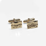 Martina Hamilton Ogham | 9ct Solid Gold Grá Love Cufflinks