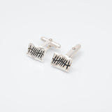Martina Hamilton Ogham | Sterling Silver Grá Love Cufflinks