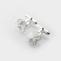 Martina Hamilton Seashore | Sterling Silver Cufflinks