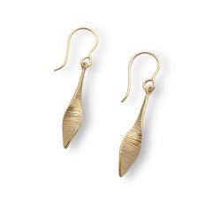 Martina Hamilton Bean Rí | 9ct Solid Gold Loose Drop Earrings Medium