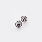 Martina Hamilton Blue Moon | Sterling Silver and Semi Precious Stone Stud Earrings Small