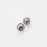 Martina Hamilton Blue Moon | Sterling Silver and Semi Precious Stone Stud Earrings Small