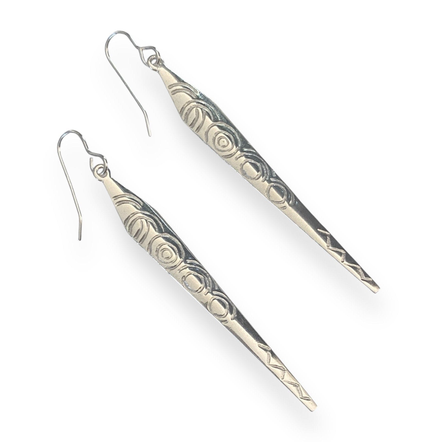 Martina Hamilton Carrowmore | Sterling Silver Drop Earrings Large