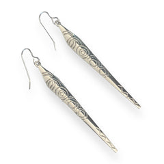 Martina Hamilton Carrowmore | Sterling Silver Drop Earrings Large