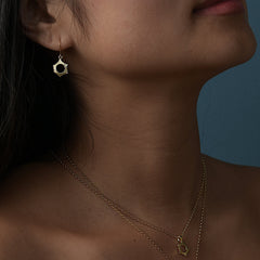 Martina Hamilton Ériu | 9ct Solid Gold Drop Earrings Small