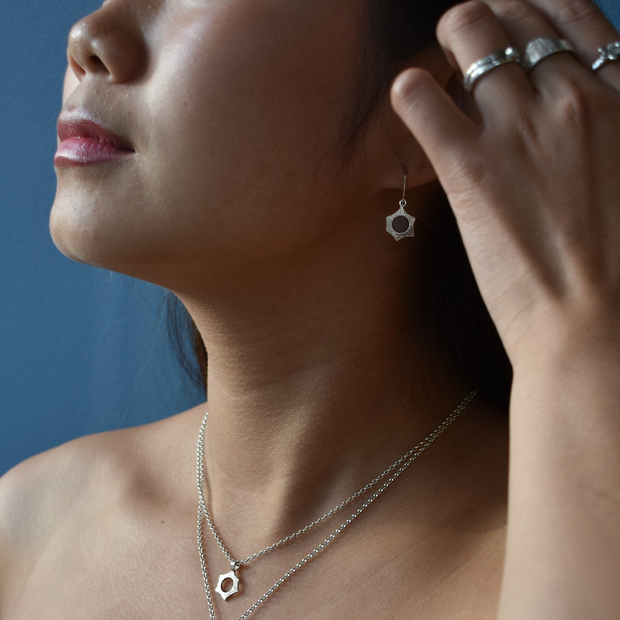 Martina Hamilton Ériu | Sterling Silver Drop Earrings Small