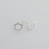 Martina Hamilton Ériu | Sterling Silver Stud Earrings Small