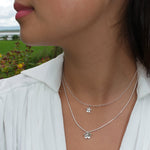 Martina Hamilton Forget Me Not | Sterling Silver Stud Earrings Medium