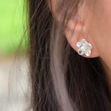 Martina Hamilton Forget Me Not | Sterling Silver Stud Earrings Medium