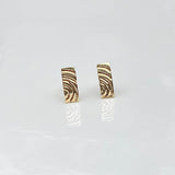 Martina Hamilton Heaven | 9ct Solid Gold Bar Stud Earrings Petite