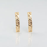 Martina Hamilton Heaven | 9ct Solid Gold Bar Stud Earrings Small