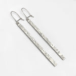 Martina Hamilton Heaven | Sterling Silver Bar Drop Earrings Large
