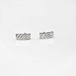 Martina Hamilton Heaven | Sterling Silver Bar Stud Earrings Petite