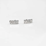 Martina Hamilton Heaven | Sterling Silver Bar Stud Earrings Petite