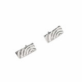 Martina Hamilton Heaven | Sterling Silver Bar Stud Earrings Petite
