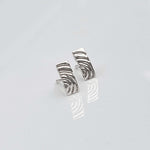 Martina Hamilton Heaven | Sterling Silver Bar Stud Earrings Petite