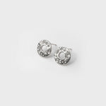 Martina Hamilton Heaven | Sterling Silver Circle Stud Earrings Small
