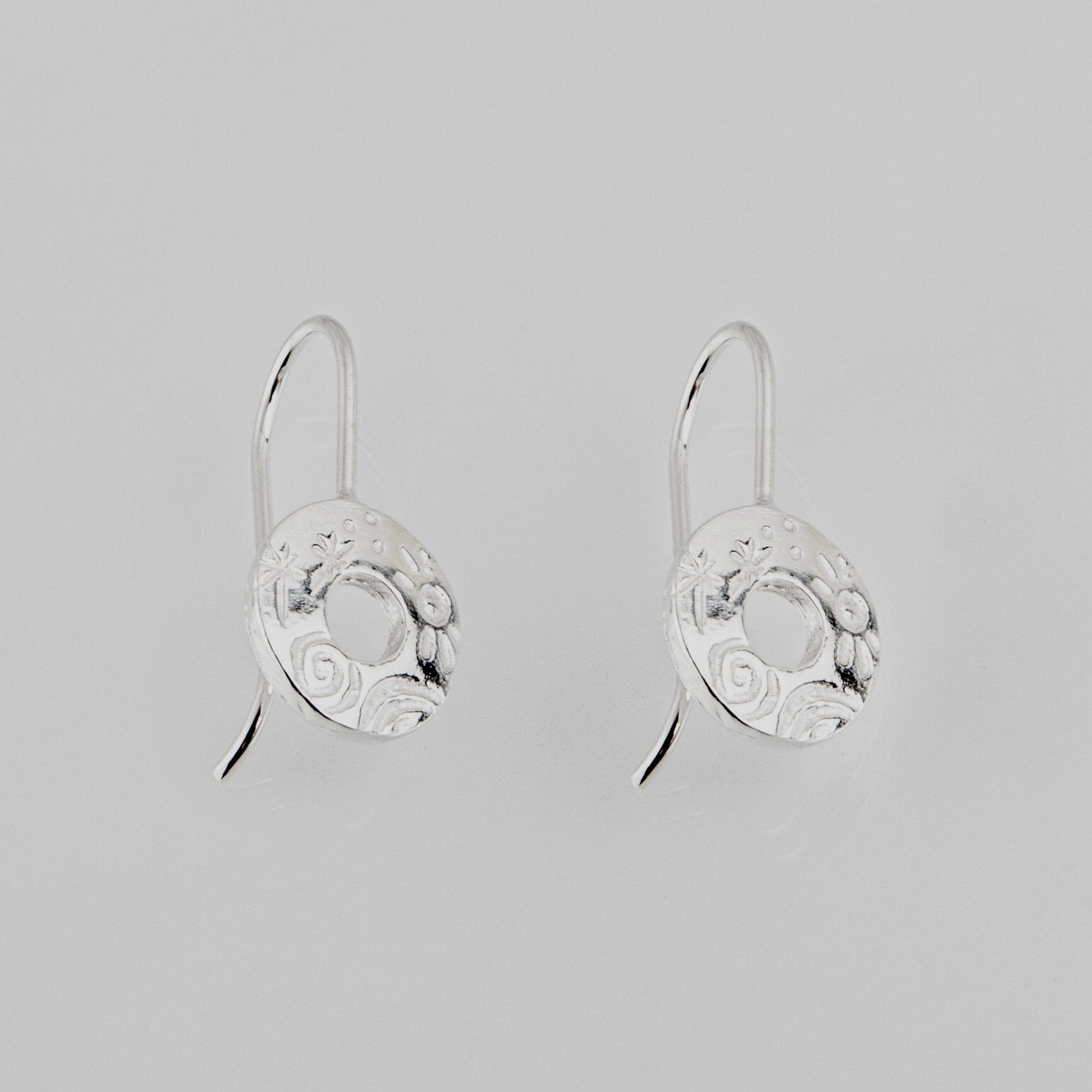 Martina Hamilton Heaven | Sterling Silver Drop Earrings Small