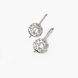 Martina Hamilton Heaven | Sterling Silver Drop Earrings Small