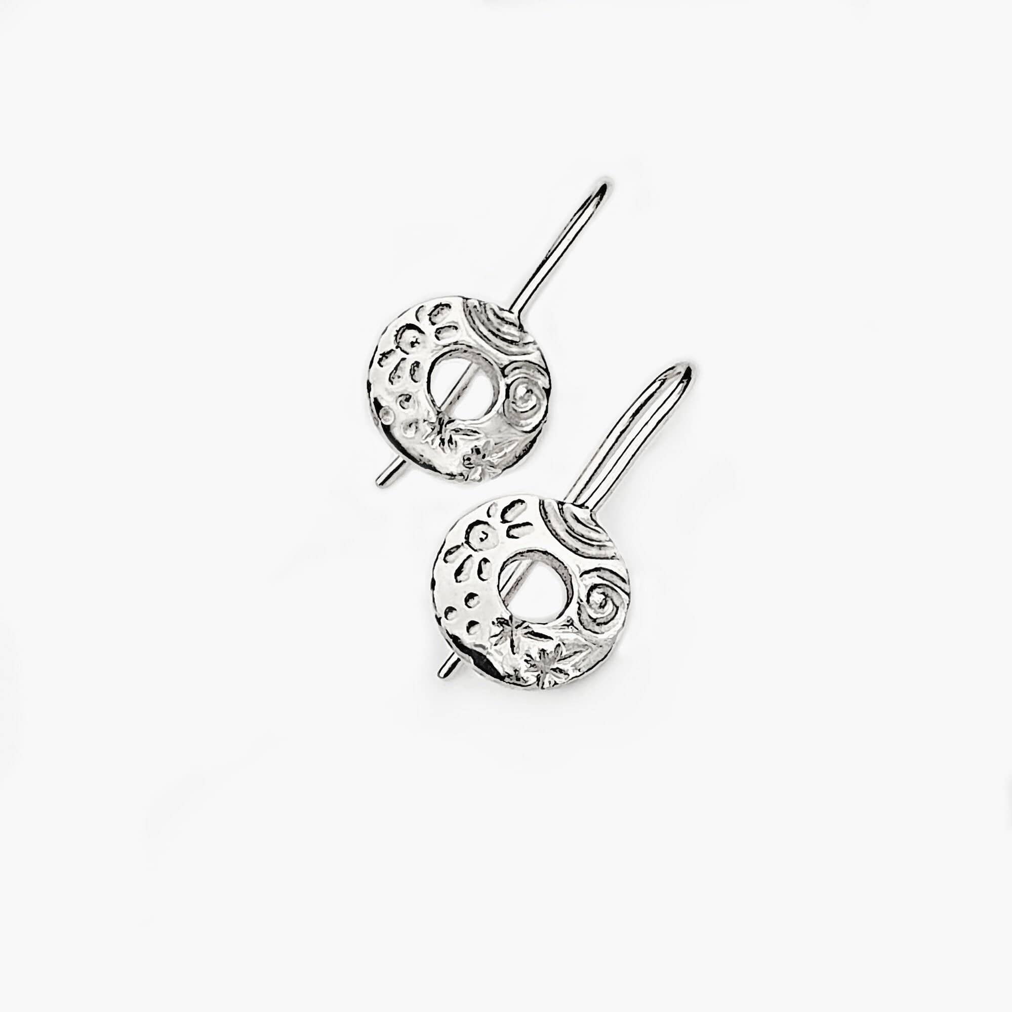 Martina Hamilton Heaven | Sterling Silver Drop Earrings Small