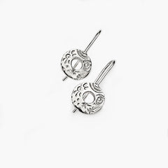 Martina Hamilton Heaven | Sterling Silver Drop Earrings Small