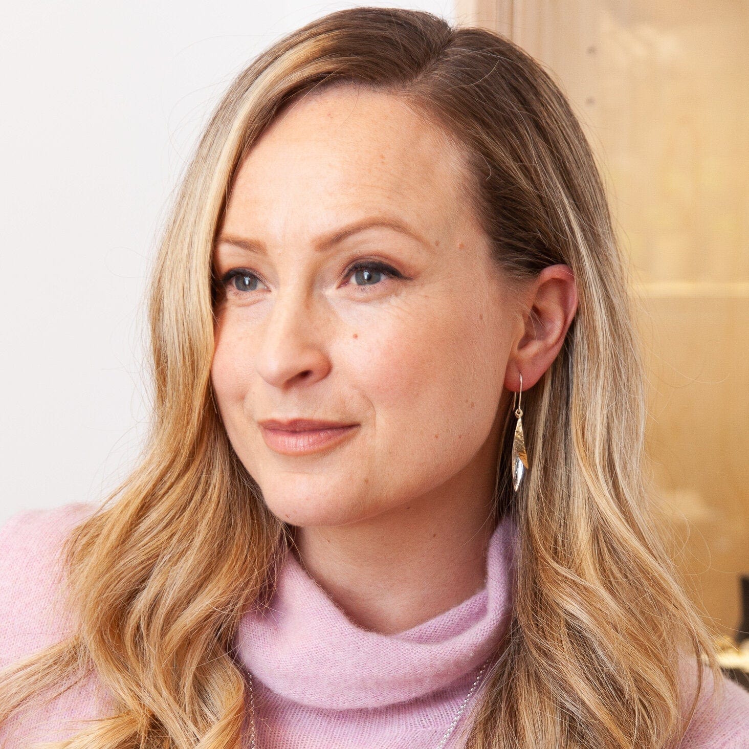 Martina Hamilton Leaf | Sterling Silver and 9ct Solid Gold Drop Earrings