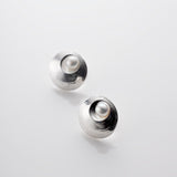 Martina Hamilton Oyster Pearl | Sterling Silver and Pearl Stud Earrings Small