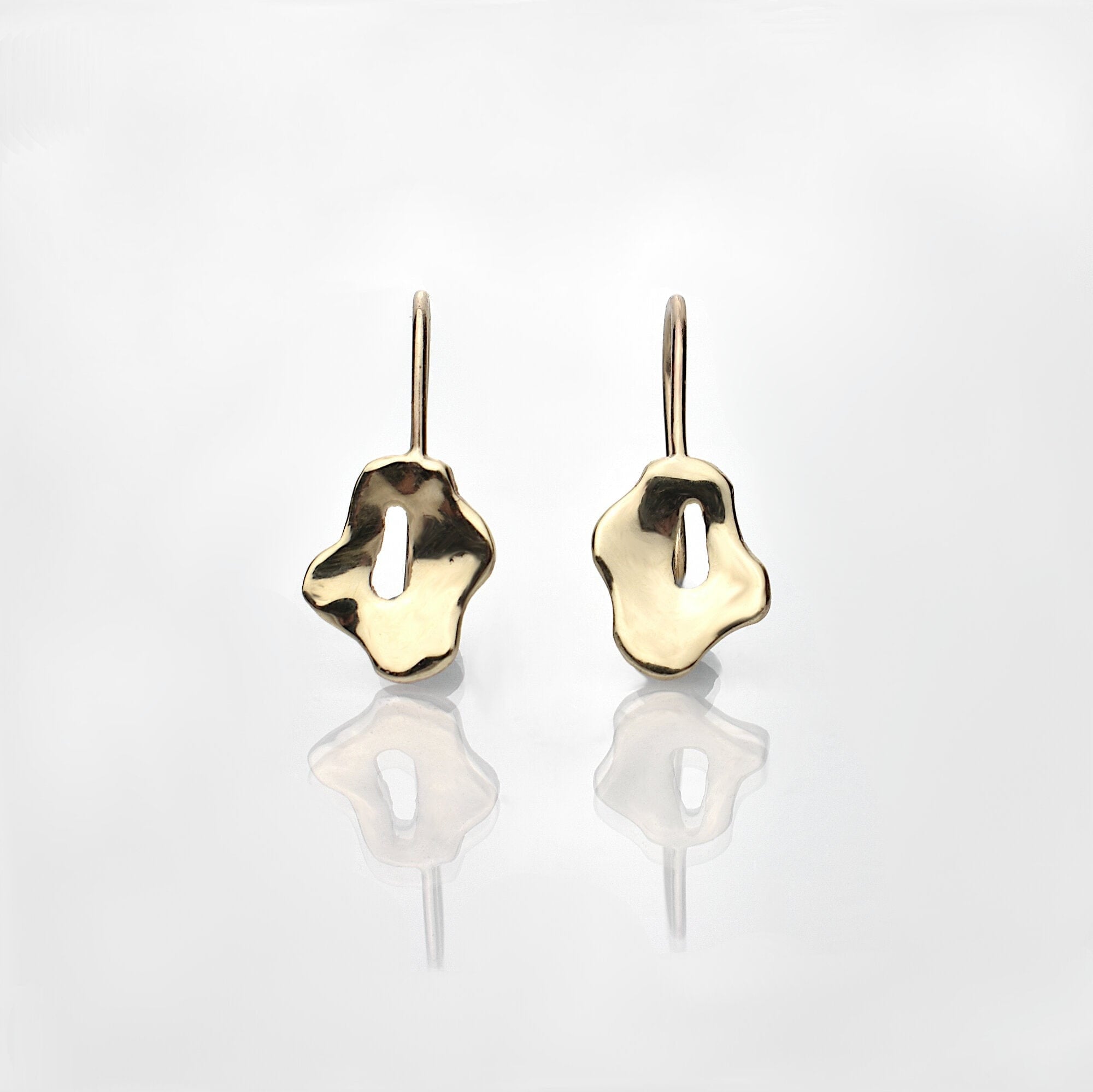 Martina Hamilton Reflections | 9ct Solid Gold Drop Earrings Petite