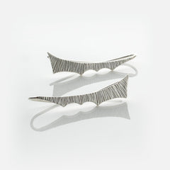 Martina Hamilton Seashore | Sterling Silver Drop Earrings