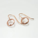 Martina Hamilton Shell | 10ct Solid Rose Gold Drop Earrings Petite