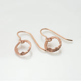 Martina Hamilton Shell | 10ct Solid Rose Gold Drop Earrings Petite