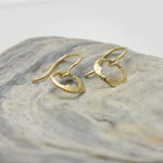 Martina Hamilton Shell | 9ct Solid Gold Drop Earrings Petite