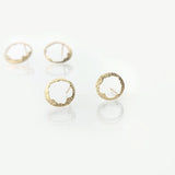 Martina Hamilton Shell | 9ct Solid Gold Stud Earrings Petite