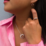 Martina Hamilton Shell | Sterling Silver Drop Earrings Petite