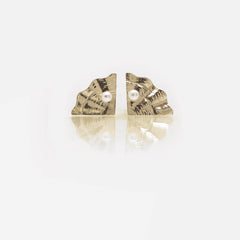 Martina Hamilton Shore | 9ct Solid Gold and Pearl Stud Earrings