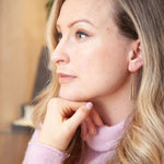 Martina Hamilton Shore | 9ct Solid Gold Drop Earrings Large