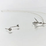 Martina Hamilton Snowdrop | Sterling Silver Stud Earrings Petite