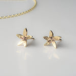 Martina Hamilton Star Flower | 9ct Solid Gold Stud Earrings Petite