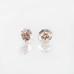 Martina Hamilton Wild Irish Rose | Sterling Silver and 10ct Solid Rose Gold Stud Earrings Medium