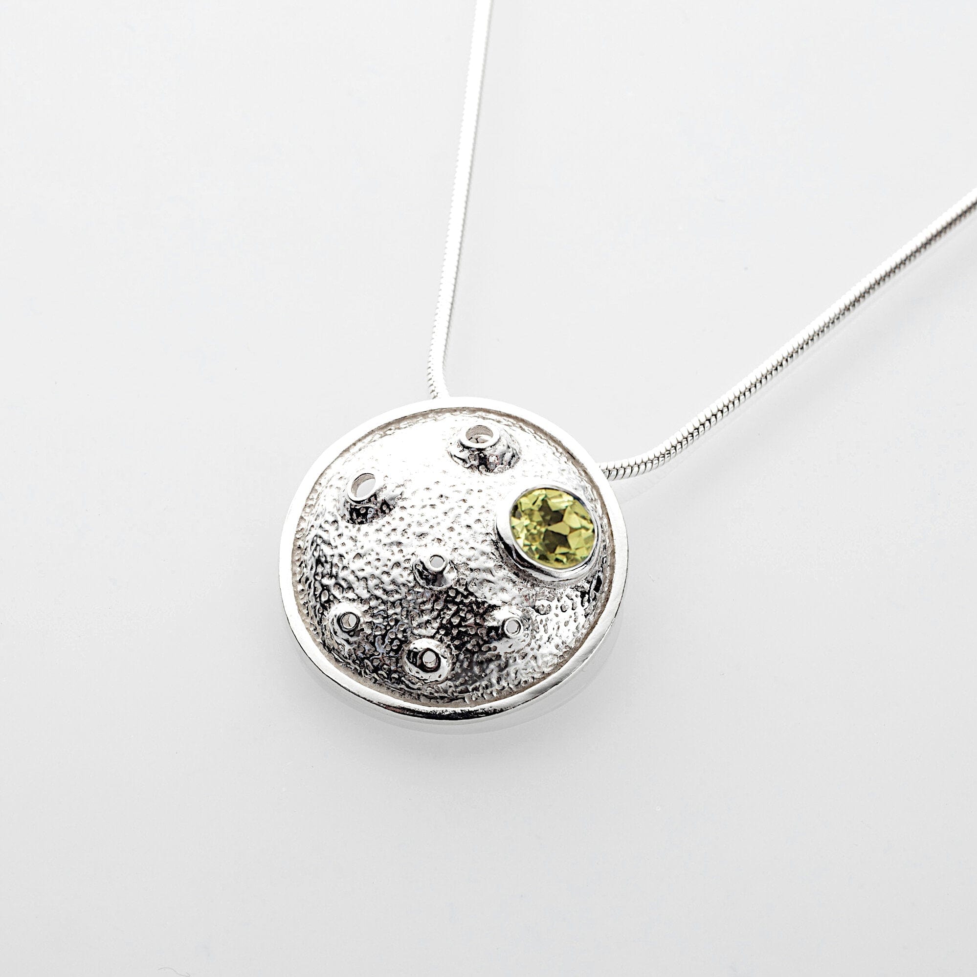 Martina Hamilton Blue Moon | Sterling Silver and Semi Precious Stone Pendant Medium