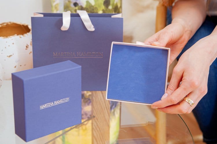 Martina Hamilton Blue Moon | Sterling Silver and Semi Precious Stone Pendant Medium