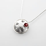 Martina Hamilton Blue Moon | Sterling Silver and Semi Precious Stone Pendant Medium
