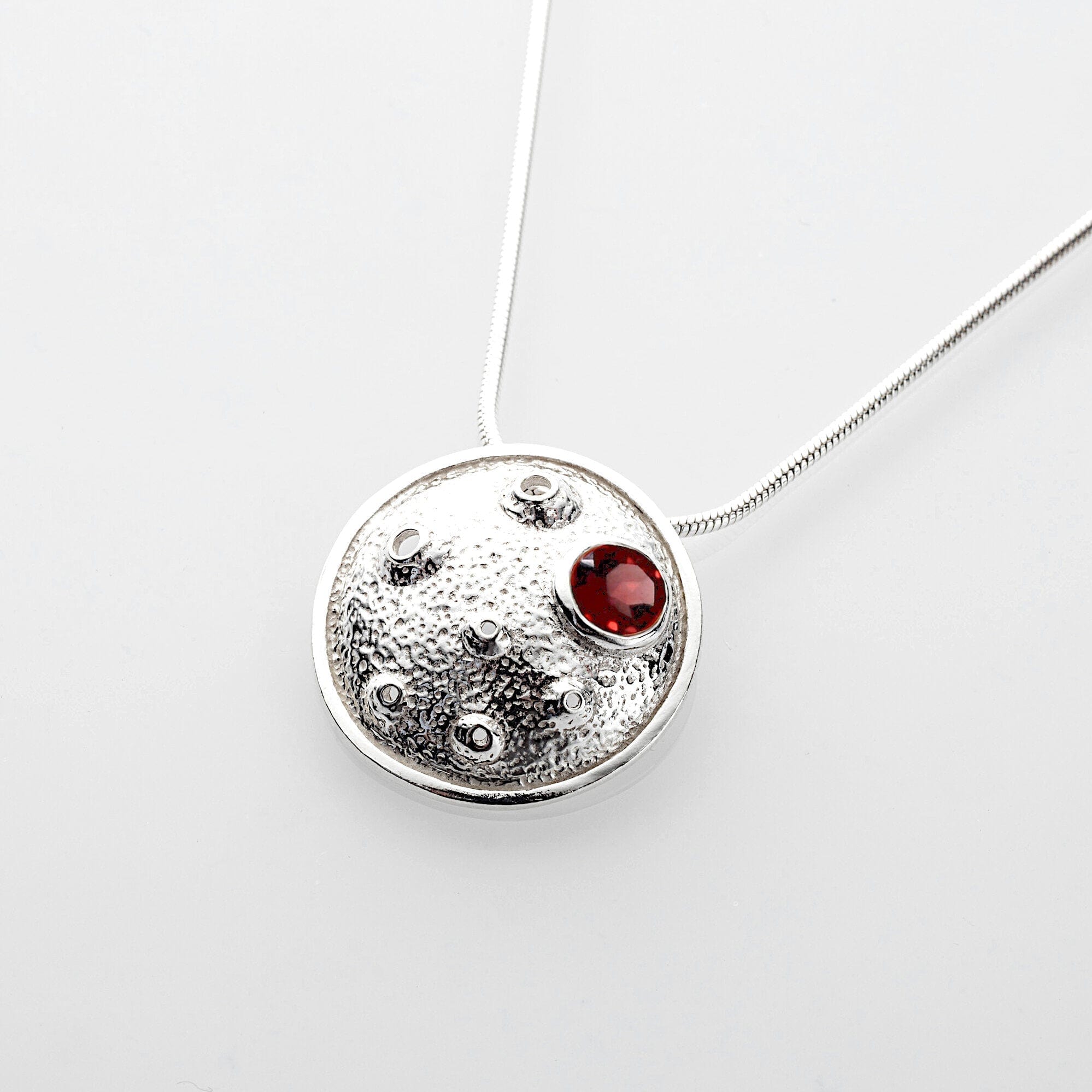 Martina Hamilton Blue Moon | Sterling Silver and Semi Precious Stone Pendant Medium