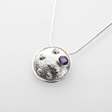 Martina Hamilton Blue Moon | Sterling Silver and Semi Precious Stone Pendant Medium