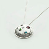 Martina Hamilton Blue Moon | Sterling Silver and Semi Precious Stone Pendant Signature